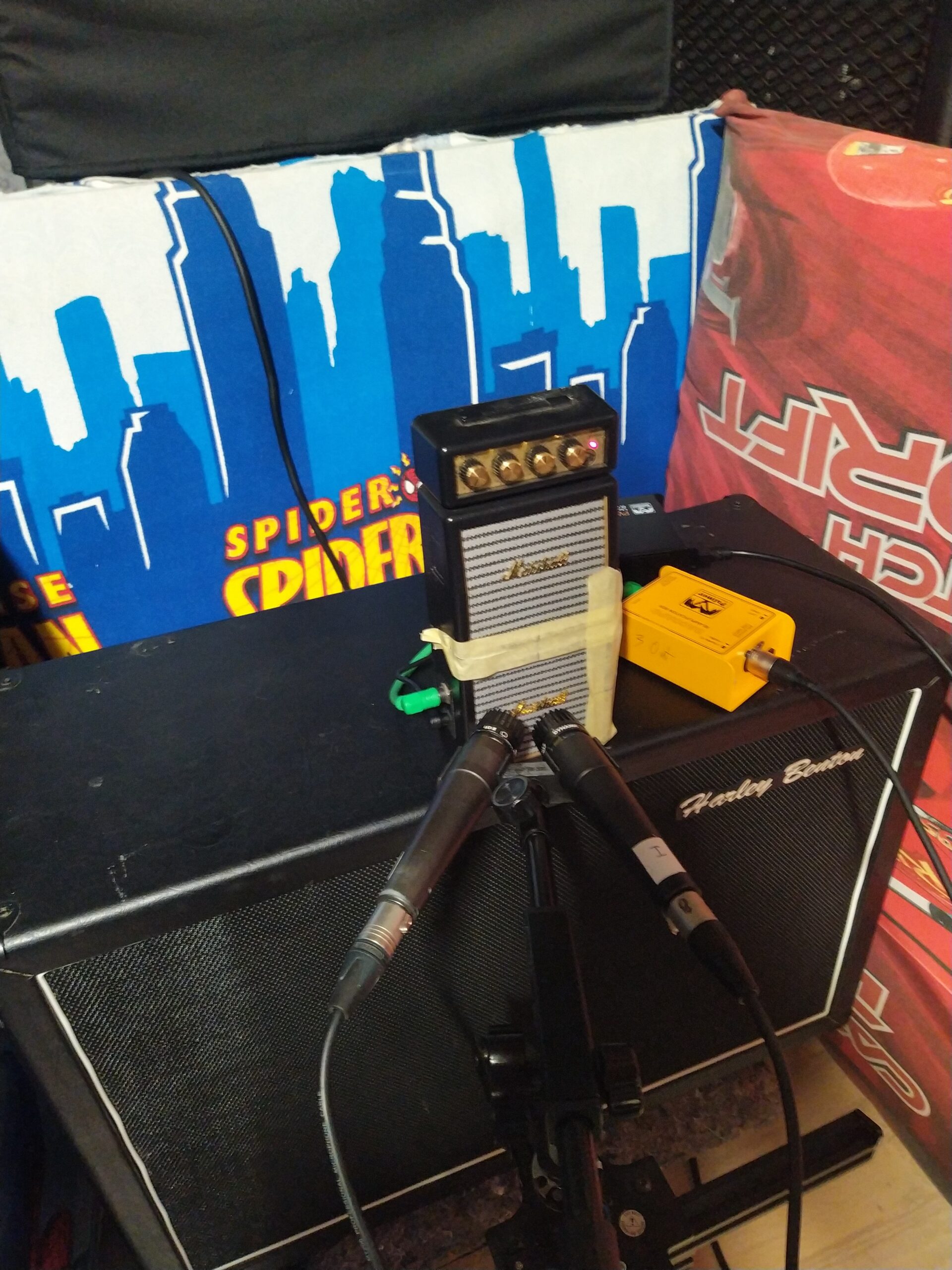 Big Mic on Micro Stack. Picture taken on IR capture process