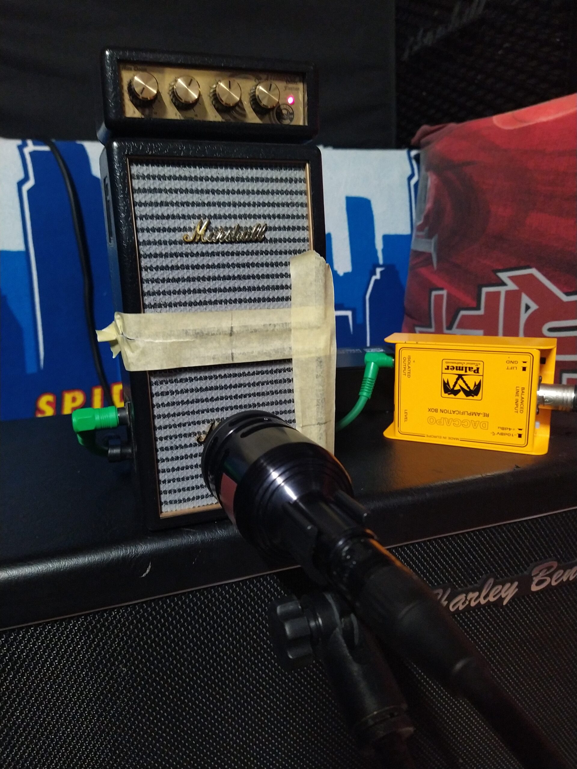 Big Mic on Micro Stack. Picture taken on IR capture process